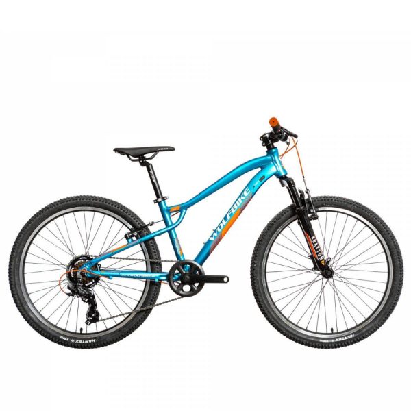 Bicicleta Nitro 24  Azul/Naranja Wolfbike